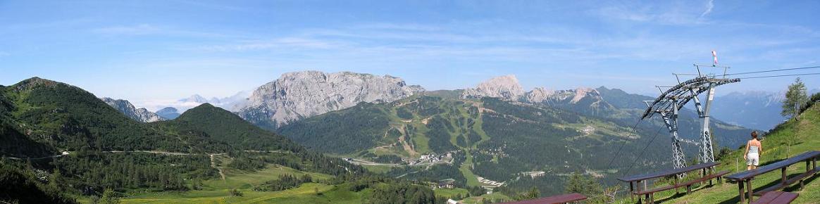 Rundblick über das Nassfeld