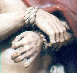 die gefesselten Hände des Schmerzensmannes, Paulanerkirche Wien, Foto Kopeszki
