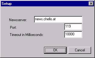 WinNews Setup Screenshot