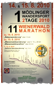 Programm f&uuml;r die 3-Tage-Wanderung 2009