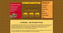 Goldkatze - das Künstler-Portal