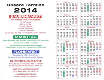 Termine Fuhrmannhaus 2014