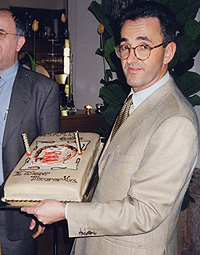 Bild mit Torte als Urkunde