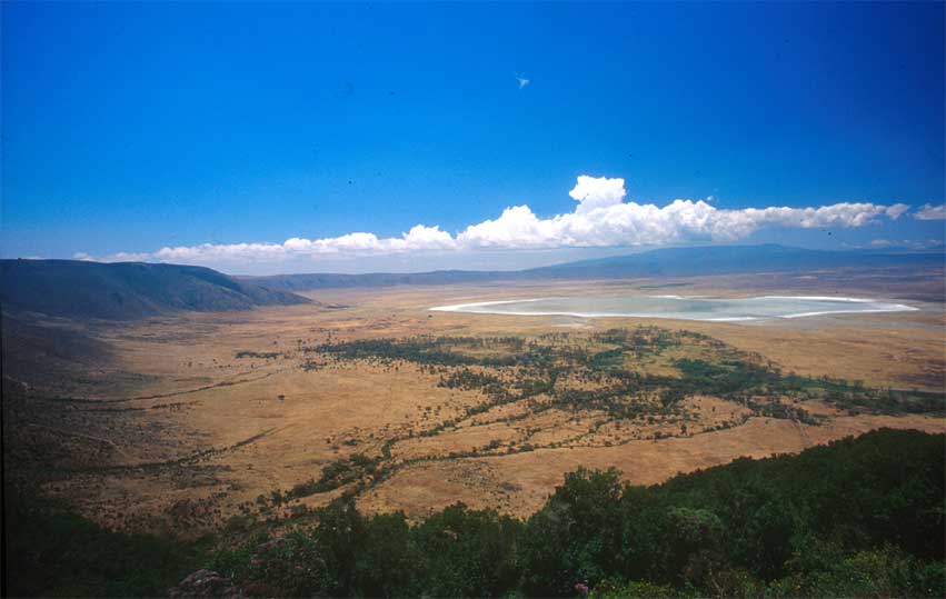 Natronsee im Ngorongoro