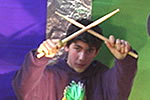 on percussion