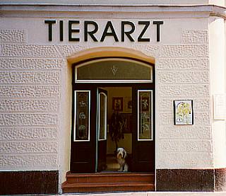 Tierordination Elderschplatz - Eingang