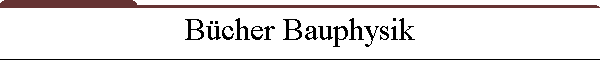 Bcher Bauphysik