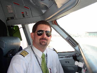 Arbeit im Cockpit als Commander