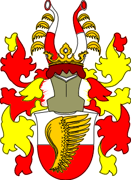 Das Wappen der Eibensteiner, einem Ritterorden aus dem Mittelalter.  Dazu besteht nur eine Namensgleichheit, aber keine direkte Abstammung.