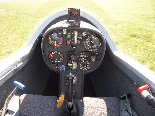 Grob Twin Astir Cockpit vorne