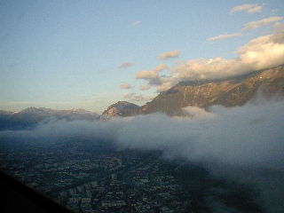Innsbruck im Anflug aus Osten 2