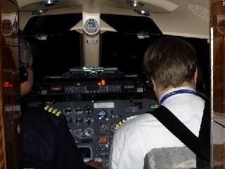 Die Crew des Learjet 31A OE-GTA vom Silvesterrundflug