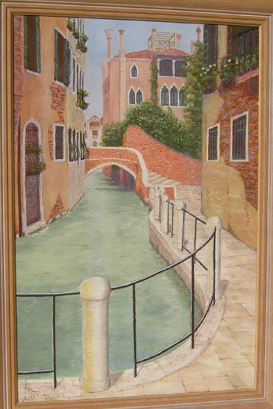 Rio_delle_Torreselle Rio delle Torreselle, Ca' Dario (Venedig)<br><p><br>Öl auf Leinwand, 40 x 60 cm