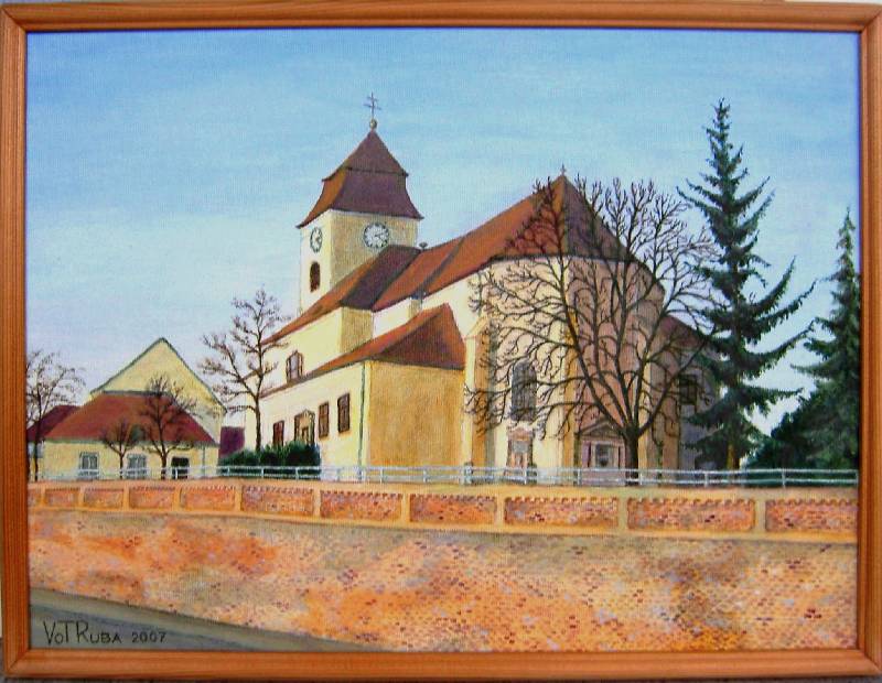 St_Lorenz St. Lorenz in Simmering<br><p><br>Öl auf Leinwand, 30 x 40 cm