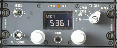 TCAS am electronic Panel
