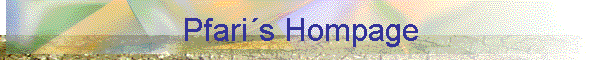 Pfari�s Hompage
