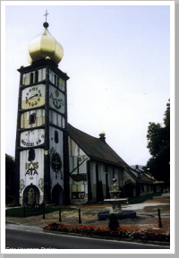 Hundertwasserkirche in Bärndorf