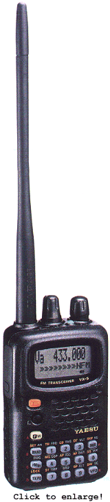 YAESU VX-5R Micro Triband-HT