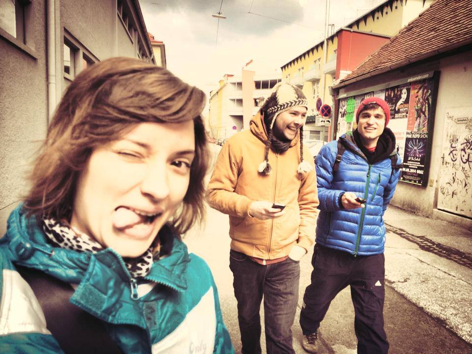 First band photo with Martin… :)