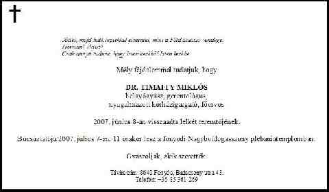 Dr. Timaffy Mikl�s temet�se (1)