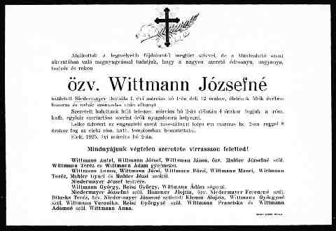 Niedermayer Borb�la halotti �rtes�t�s (1)