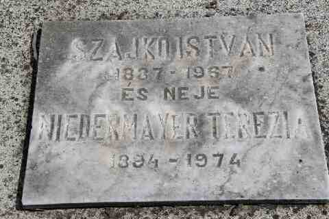 Febru�rban temett�k f�rje urn�j�val egy�tt P�l fia s�rj�ba Pesterzs�beten