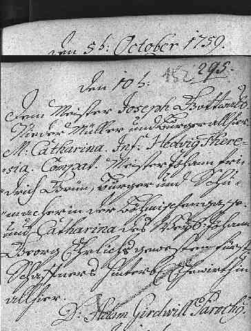 GOTTWALD Theresia 1759-10-10 sz�l.ak