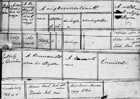 T�LOSI Mih�ly sz�l.ak 1869-09-29