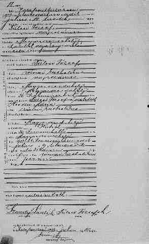 T�LOSI Istv�n sz�l.ak 1903-07-09