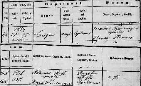 NIEDERMAYER Gy�rgy sz�l.ak 1854-10-27_Elek