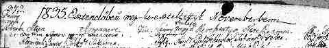 K�RM�NDI Zsuzsanna sz�l. ak 1835-11-21