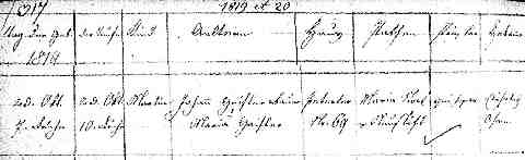 GEISLER Martin sz�l. ak 1819-10-25