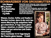 Das Bier-Rezept von 1900 meiner Grossmutter und das Portrait Oskar Kokoschkas