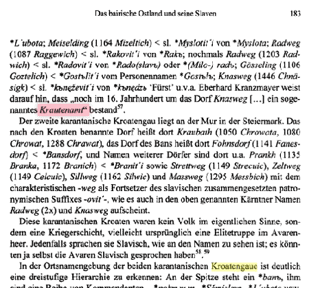 Text von Kranzmayer aus Google Books