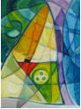 3 SCHILDKR�TEN  2013, 40 x 80 cm �l auf Leinwand
