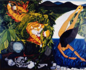 EL TIGRE 1992, 160 x 200 cm �l auf Leinwand