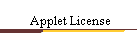 Applet License