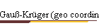 Gau-Krger (geo coordinate transform)