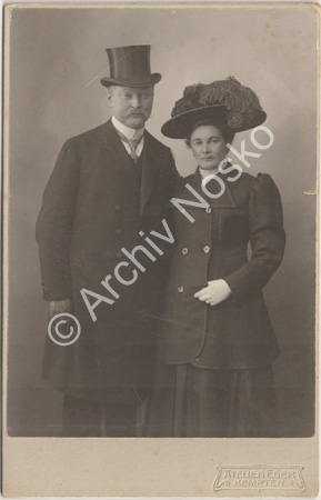 Betzmann Pauline(Gabler) mit Mann