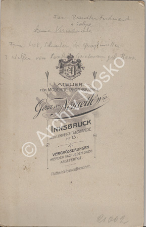 Brandter Ferdinand - Familie hinten
